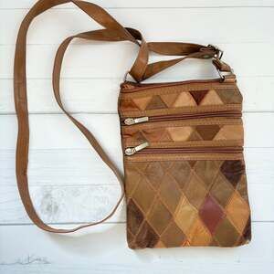 Vintage Patchwork Leather Bag‎